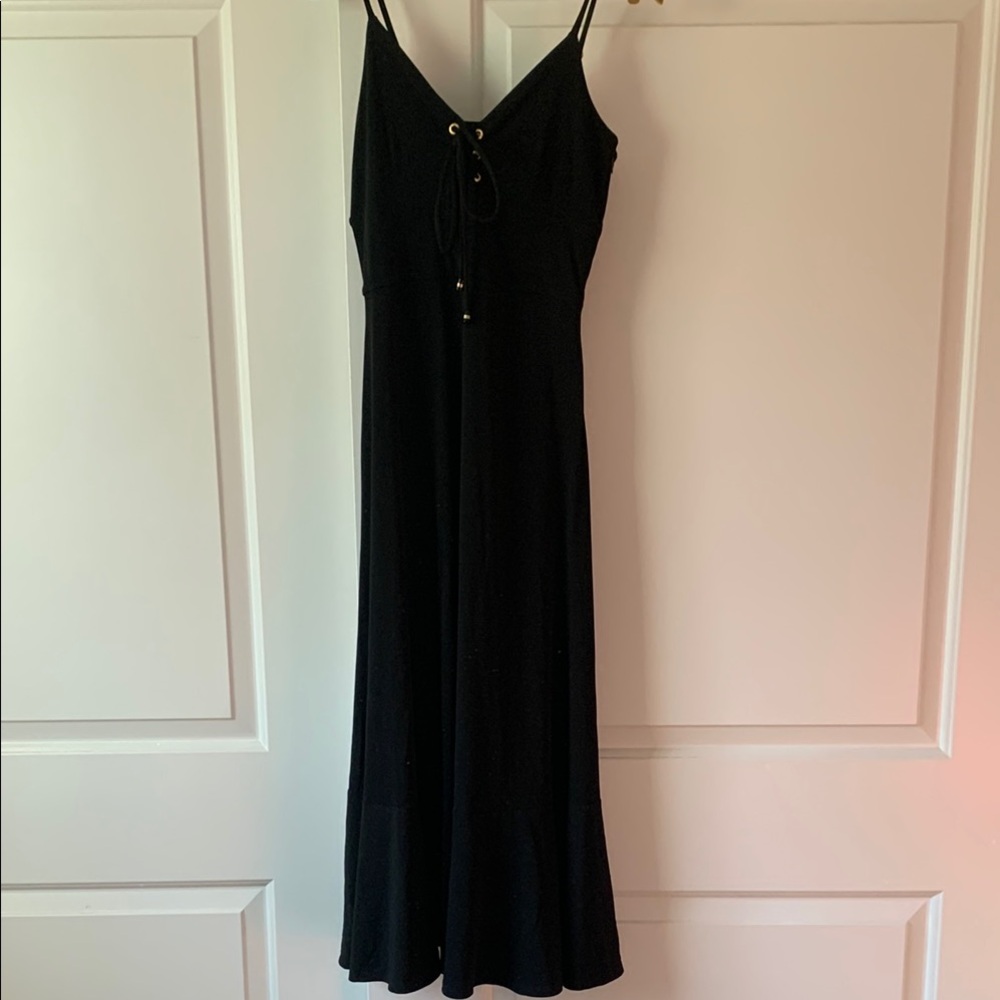 Michael Kors Black Midi Dress